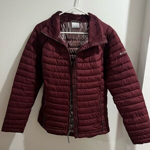 Columbia Women's Burgundy Puffer Jacket